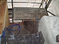 Brandschutzmauer und Schr�ge bei Nachbarhaus E31, Richtung Els�sser Str.